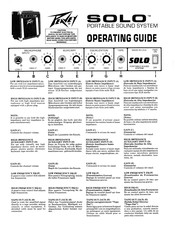 Peavey Solo Kurzanleitung