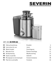 Severin ES 9295.162 Gebrauchsanleitung