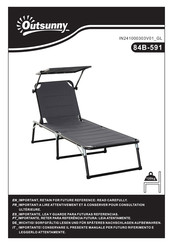 Outsunny 84B-591 Montageanleitung