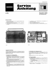Grundig Satellit 3400 professional Serviceanleitung