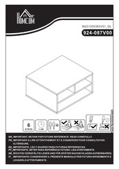 Homcom 924-087V00 Montageanleitung