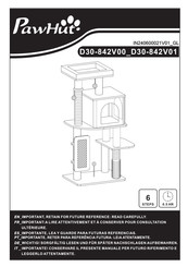 Pawhut D30-842V00 Montageanleitung