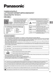 Panasonic WH-CME8 Installationshandbuch