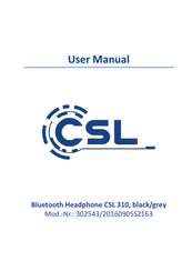 CSL 310 Bedienungsanleitung