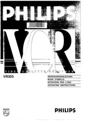 Philips VR303 Bedienungsanleitung
