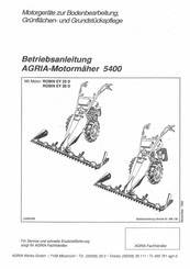 Agria 5400 Betriebsanleitung