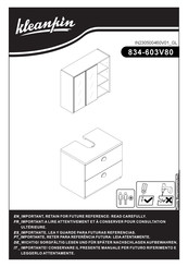 Kleankin 834-603V80 Bedienungsanleitung