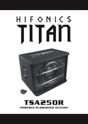 Hifonics TITAN TSA250R Bedienungsanleitung