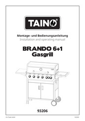 Taino BRANDO 6+1 Montage- Und Bedienungsanleitung