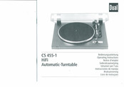 Dual CS 455-1 Bedienungsanleitung