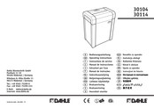 Dahle 30104 Bedienungsanleitung