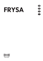 IKEA FRYSA Bedienungsanleitung