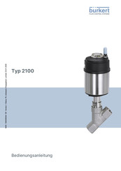 bürkert 2100 Bedienungsanleitung