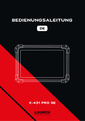 LAUNCH X-431 PRO Bedienungsanleitung