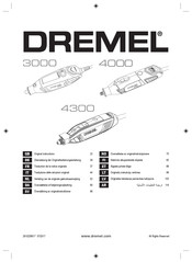 Dremel 3000 Original Bedienungsanleitung
