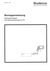 Buderus Logano G134 Montageanweisung