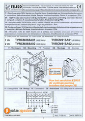 Teleco Automation TVRCM868A01 Kurzanleitung