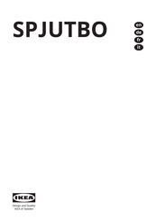 IKEA SPJUTBO Bedienungsanleitung