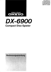 Onkyo DX-6900 Bedienungsanleitung