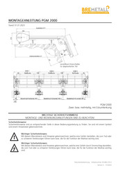 Bremetall PGM 2000 Montageanleitung
