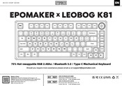 Epomaker LEOBOG K81 Schnellstartanleitung