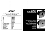 Cata X-MART MATIC Gebrauschsanweisung Und Wartung