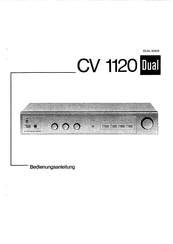 Dual CV 1120 Bedienungsanleitung