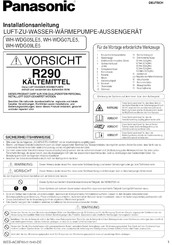 Panasonic WH-WDG07LE5 Installationsanleitung