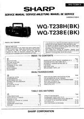 Sharp WQ-T238H Serviceanleitung