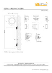 Bremetall FMGZ-FS Montageanleitung