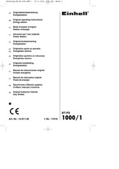 EINHELL 11010 Originalbetriebsanleitung