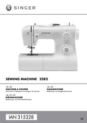 Singer 2282 Bedienungs- Und Sicherheitshinweise