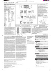 NEC MultiSync P462 Installationshandbuch