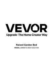 Vevor GM66010-360X120X27CM Bedienungsanleitung