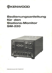 Kenwood SM-220 Bedienungsanleitung