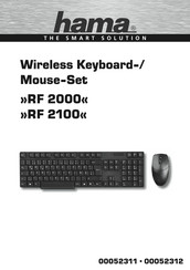 Hama RF 2000 Installationshinweise