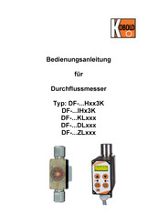 Kobold DF- H 3K Serie Bedienungsanleitung