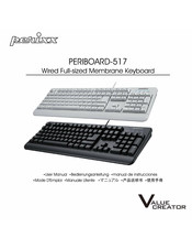 Perixx Value Creator PERIBOARD-517 Bedienungsanleitung
