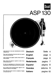 Dual ASP 130 Bedienungsanleitung