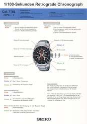 Seiko 7T82 Kurzanleitung