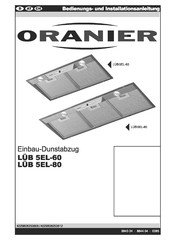 Oranier LUB 5EL-60 Bedienungs- Und Installationsanleitung