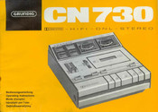 Grundig CN 730 Bedienungsanleitung