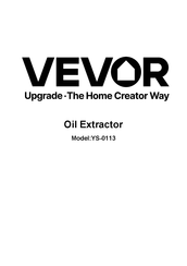 VEVOR YS-0113 Originalanleitung