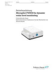 Endress+Hauser Micropilot FWR30 Betriebsanleitung