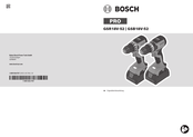 Bosch PRO GSR18V-52 Originalbetriebsanleitung