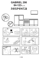 Respekta GABRIEL 290 84-123 Serie Montageanleitung