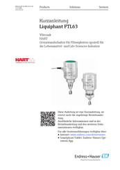 Endress+Hauser Liquiphant FTL63 Dichte Kurzanleitung