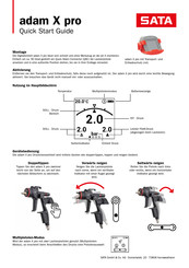 SATA adam X pro Schnellstartanleitung
