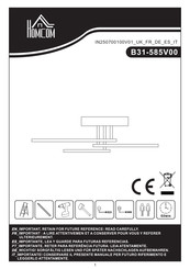 Homcom B31-585V00 Bedienungsanleitung