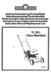 Wolf-Geräte B Serie Gebrauchsanweisung